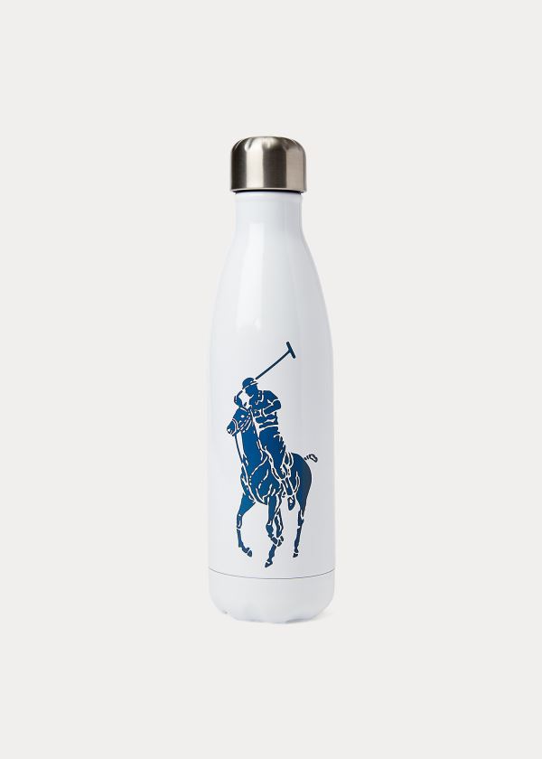 Botella De Agua Polo Ralph Lauren Hombre Blancos / Azul Marino - Polo S'well - NBCZP2697